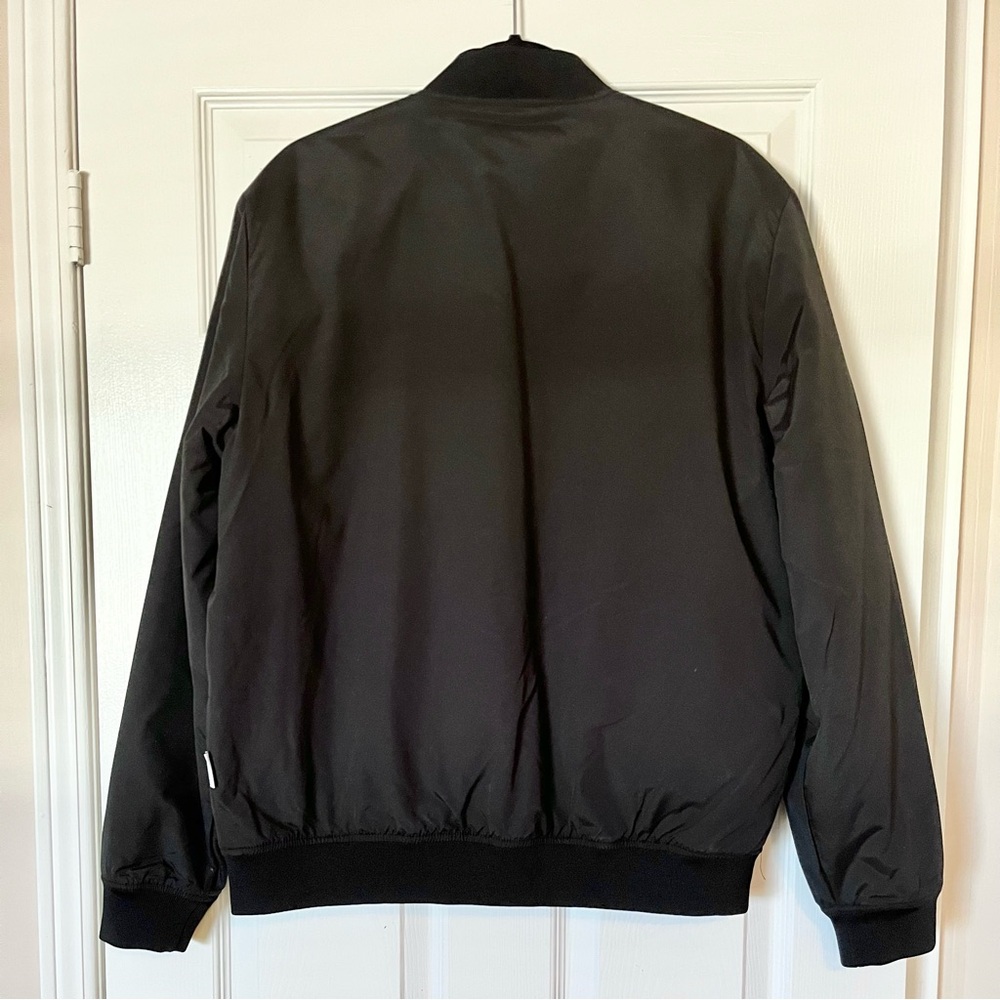 ONLY & SONS Zip Front Jacket Black Lightweight Size M NWOT - Picture 3 of 6